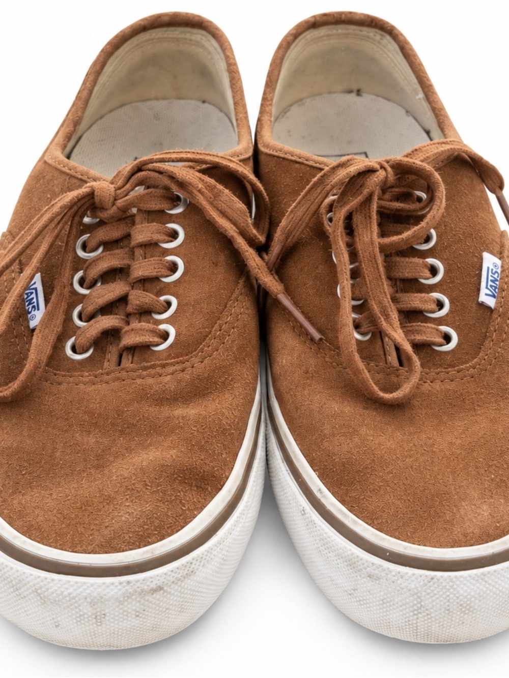 Vans Authentic Pro Brown Suede Skate Shoes Men’s Size 7 Gum Sole